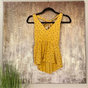 American Eagle Floral Halter Top